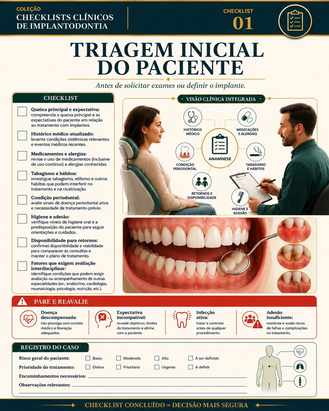 Amostra do Sistema Visual de Implantodontia